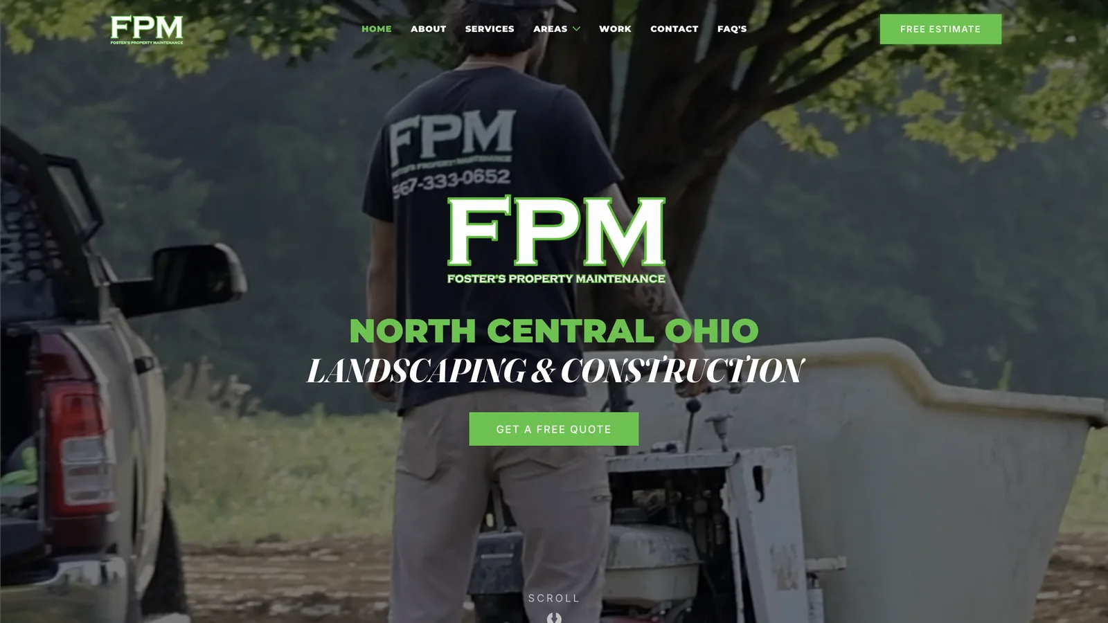 Fosters Property Maintenance website design
