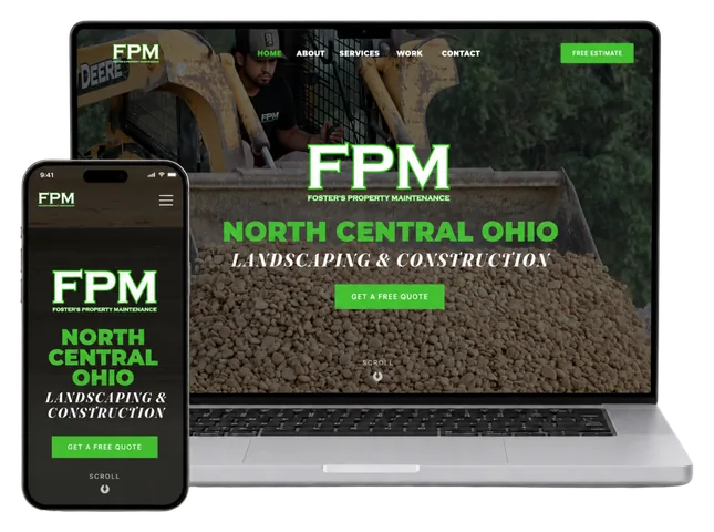 Fosters Property Maintenance website design